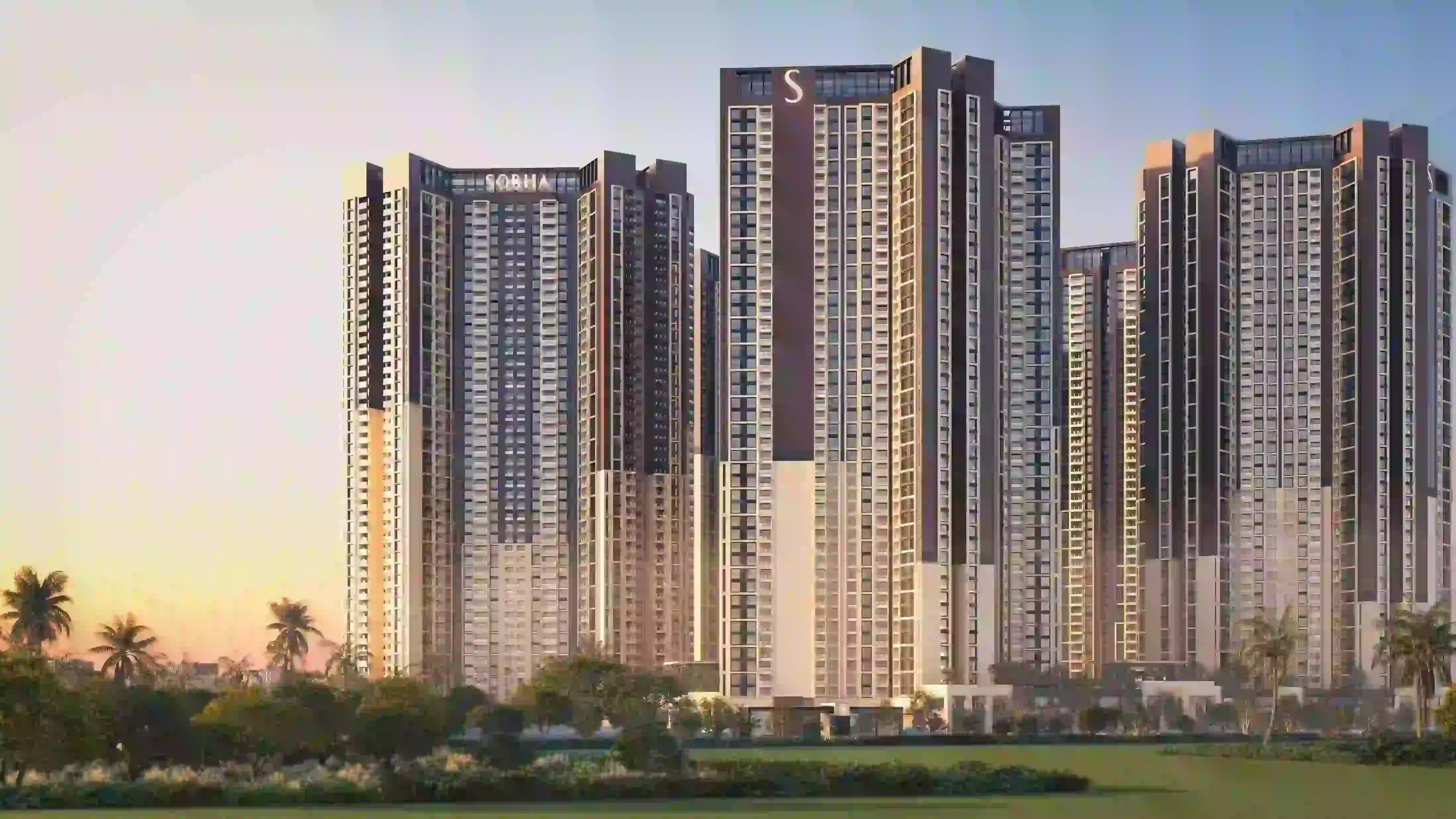 Sobha World City luxury apartment banner in Hoskote
