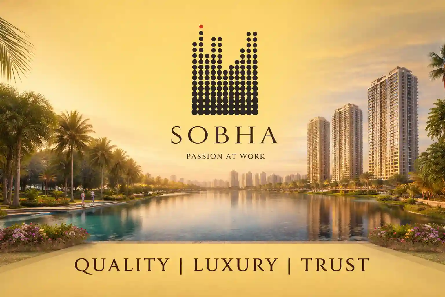 Sobha Limited official logo for luxury apartment projects in Thrissur and other cities
