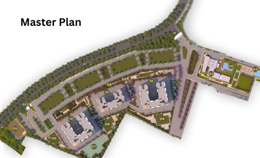 Sobha Pisoli master plan layout