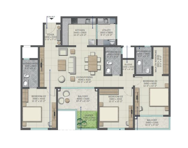 Sobha Infinia Phase 2 floor plan1